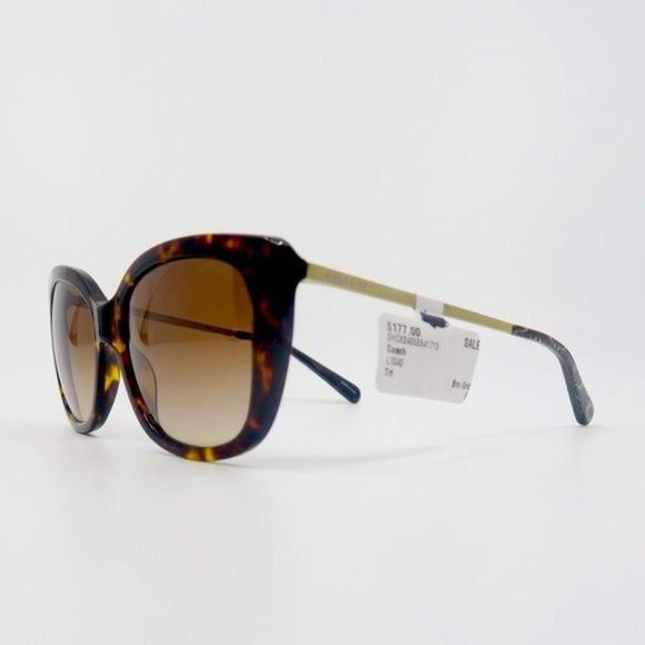 COACH HC8246 5417/13 New Brown Tortoise/Brown Gradient Women's Sunglasses - Picture 2 of 6